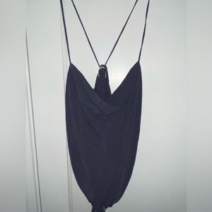 String strap bodysuit